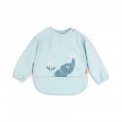 Babero Con Mangas Elphee Azul