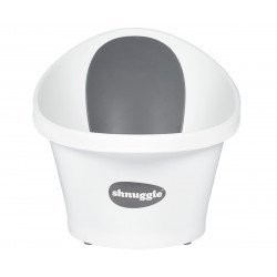 Bañera Shnuggle Cubeta Blanca y Gris con Estrellas