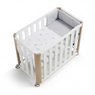 Minicuna Doco Sleeping Blanco / Natural Star Gris