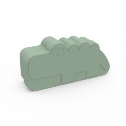 Caja Almuerzo Con Separador Croco Verde Caja Almuerzo Con Separador Croco Verde