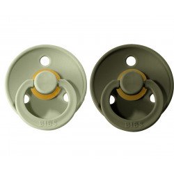 Pack 2 Chupetes Bibs Sage / Hunter Green Pack 2 Chupetes Bibs Sage / Hunter Green