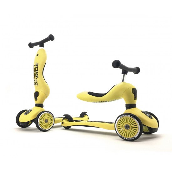 Patinete 2 en 1 HighWayKick Amarillo Patinete 2 en 1 HighWayKick Amarillo