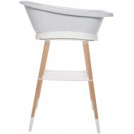 Bañera Sense Led Gris con Soporte Madera Bañera Sense Led Gris con Soporte Madera