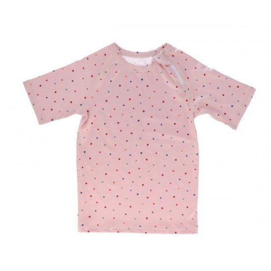 Camiseta Protección Solar Dots Rosa Camiseta Protección Solar Dots Rosa