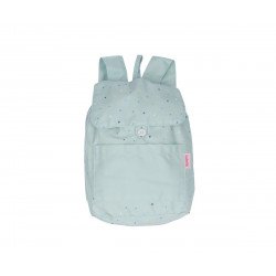 Mochila Infantil Tela Dots Mint Pequeña Mochila Infantil Tela Dots Mint Pequeña