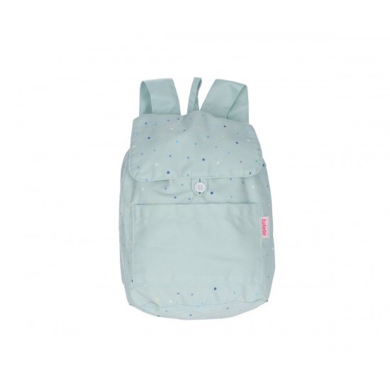 Mochila Infantil Tela Dots Mint Pequeña