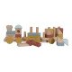 Tren Madera Bloques Apilables Nature Colores Tren Madera Bloques Apilables Nature Colores