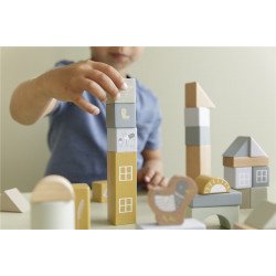 Bloques Construcción Madera Forest Friends