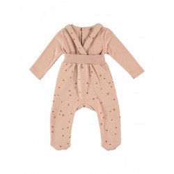 Peto con Camiseta  Algodón Orgánico CrossDots Nude