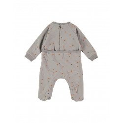 Pelele Algodón Orgánico CrossDots Gris