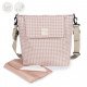 Bolso Canastilla I Love Vichy Rosa Bolso Canastilla I Love Vichy Rosa
