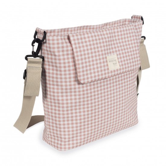 Bolso Canastilla I Love Vichy Rosa Bolso Canastilla I Love Vichy Rosa