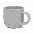 Taza Silicona Peekaboo Gris