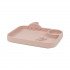 Plato Silicona Peekaboo Compartimentos Rosa
