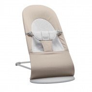 Hamaca Balance Soft Beige/Gris Algodón Jersey (Blanco)