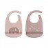 Pack 2 Baberos Silicona Peekaboo con Bolsillo Ozzo Rosa