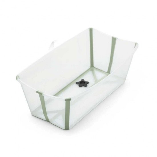 Bañera Flexi Bath Verde Transparente Stokke