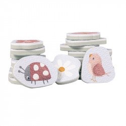 Juguete Baño Flores y Mariposas