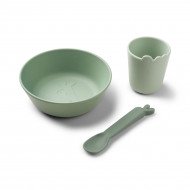 Vajilla Primera Comida Kiddish Verde Vajilla Primera Comida Kiddish Verde
