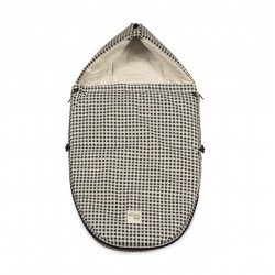 Saco Capazo I Love Vichy Negro Entretiempo