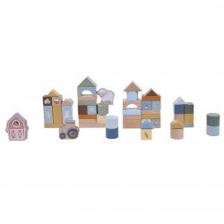 Bloques Construcción Madera Little Farm