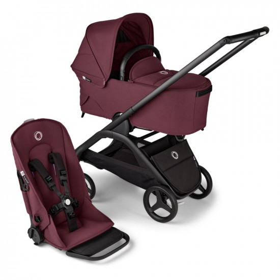 Dúo Bugaboo Dragonfly Dark Cherry