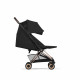 Silla Paseo Coya Chasis Rose Gold Sepia Black