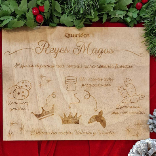 Bandeja Personalizada Reyes Magos