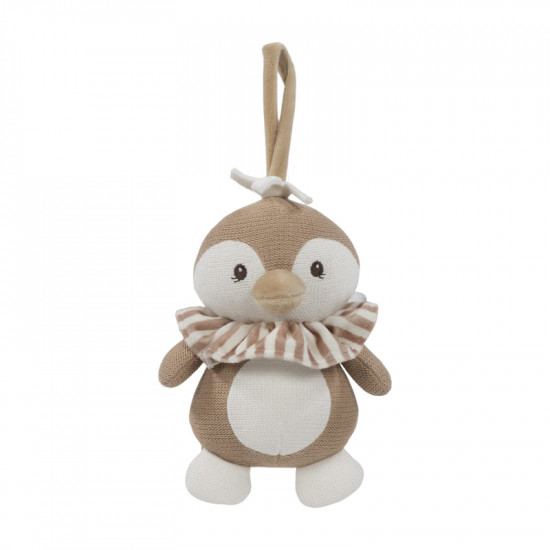 Peluche Musical Pinguino Praliné Moka