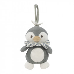Peluche Musical Pinguino Praliné Matcha