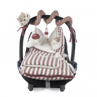 Espiral Sonajero Ardilla Cherry Rayas Espiral Sonajero Ardilla Cherry Rayas