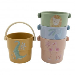 Cubos de Actividades para el Baño Safari