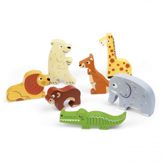 Puzle Encajable Chunky Animales Zoo