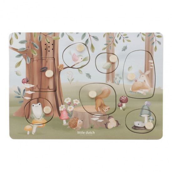 Puzle Madera con Sonidos Forest Friends Puzle Madera con Sonidos Forest Friends
