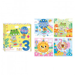 Caja Manualidades con Pedrería Caja Manualidades con Pedrería