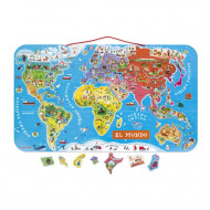 Puzle Magnético Atlas Mapa Mundi Puzle Magnético Atlas Mapa Mundi