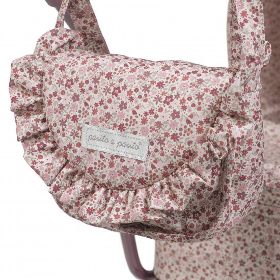 Carrito Bebé Juguete Ruedas Grandes Cherry Flores Carrito Bebé Juguete Ruedas Grandes Cherry Flores