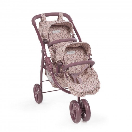 Carrito Bebé Juguete Gemelar Cherry Flores Carrito Bebé Juguete Gemelar Cherry Flores