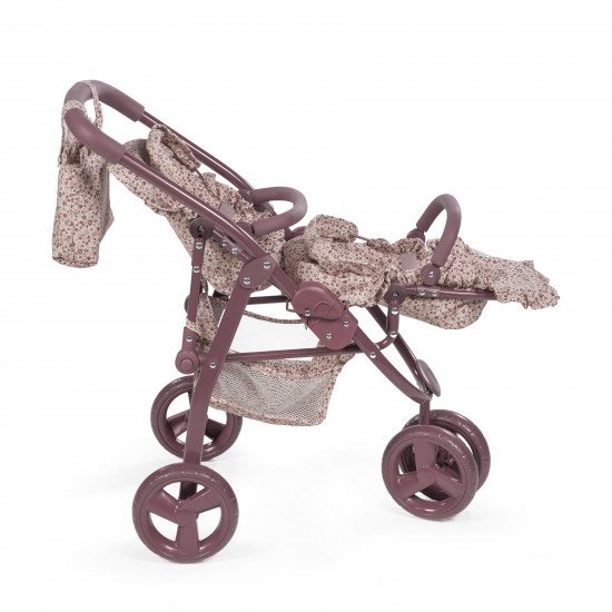 Carrito Bebé Juguete Gemelar Cherry Flores Carrito Bebé Juguete Gemelar Cherry Flores