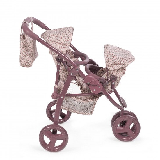 Carrito Bebé Juguete Gemelar Cherry Flores Carrito Bebé Juguete Gemelar Cherry Flores