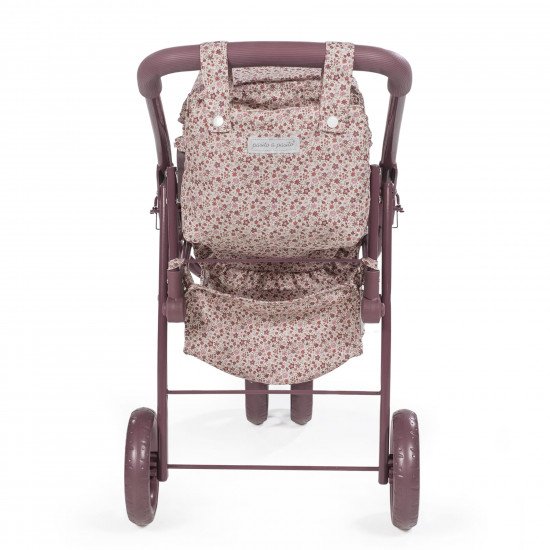 Carrito Bebé Juguete Gemelar Cherry Flores Carrito Bebé Juguete Gemelar Cherry Flores