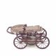 Carrito Bebé Juguete Ruedas Grandes Cherry Flores De 5 a 8 Años