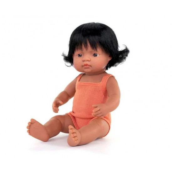 Muñeca Latinoamericana 38 cm Pelele Salmón