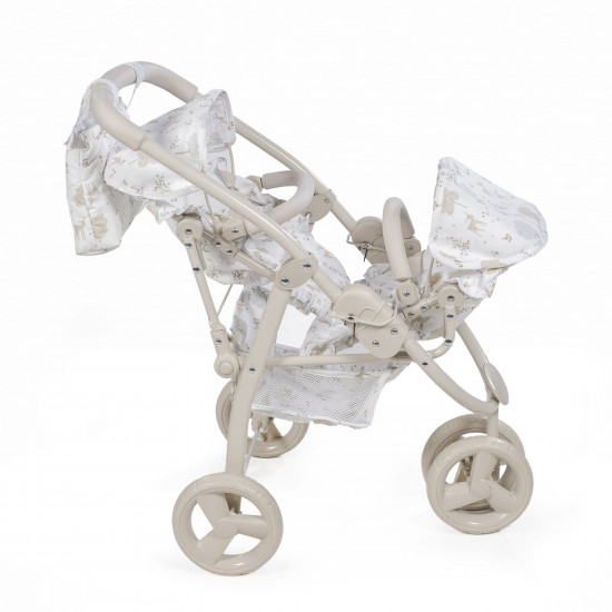 Carrito Bebé Juguete Gemelar Nara