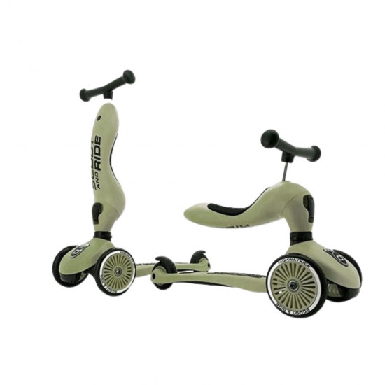 Patinete 2 en 1 HighWayKick Olive