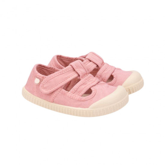 Zapatillas Lona Berri Igor Velcro Rosa