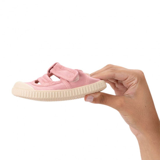 Zapatillas Lona Berri Igor Velcro Rosa