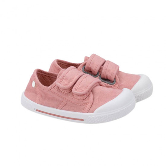 Zapatillas Lona Canvas Igor Velcro Rosa