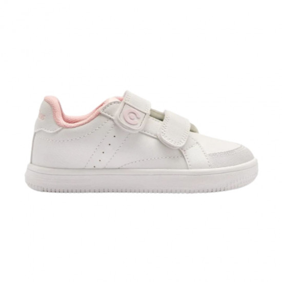 Deportiva Blanca Barefoot Osito Goflex Blanca y Rosa Deportiva Blanca Barefoot Osito Goflex Blanca y Rosa