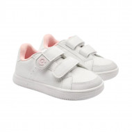 Deportiva Blanca Barefoot Osito Goflex Blanca y Rosa
